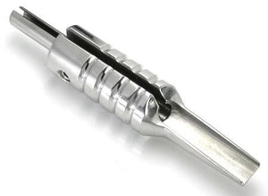 23 Magnum Stainless Steel Tattoo Grip 3/4" Thick - Entire Set up