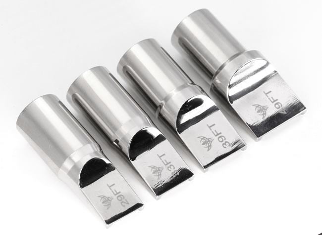 Precision Big Mag Tattoo Tips — Flat Open Style — 11 Sizes