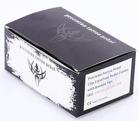 Tattoo Foot Pedal & Clip Cord With Banana Plugs Combo