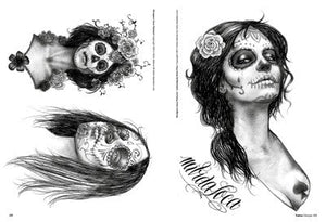 Skull Woman Tattoo Designs — Softcover Book