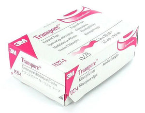 1"-Wide Roll of 3M Transpore Plastic Surgical Tape - Price Per Roll