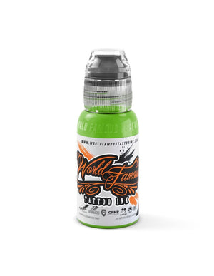 World Famous Tattoo Ink – All Green Inks – 1/2oz Bottle