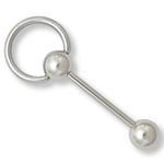 14g 5/8" Slave Doorknocker Barbell