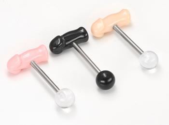 14g 5/8" Penis Straight Barbell