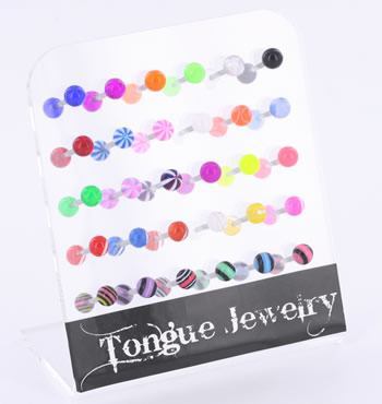 Acrylic Display Stand with 30- 2mm Holes