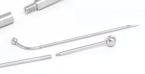14g E-Z Piercing Circular Barbell Step-Down Threaded