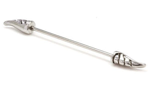 16g 1-3/8" Wing Industrial Barbell