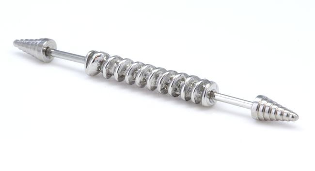 16g 1 3/8" Drill Bit Industrial Barbell