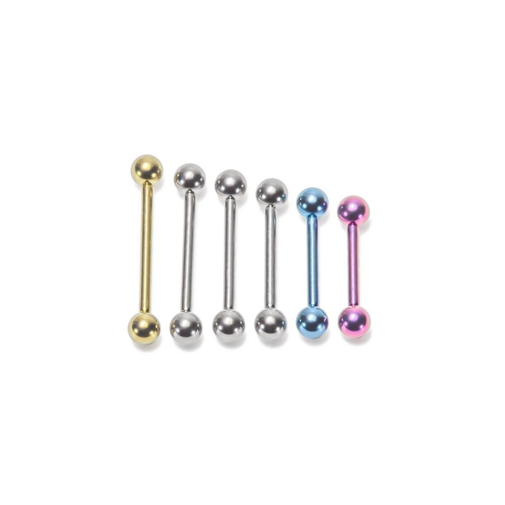 Tilum 18g Internal 0.8mm Threading Titanium Straight Barbell - Price Per 1