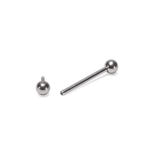 Straight Titanium Barbell - Threaded