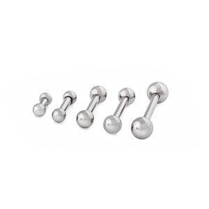16g Internal Steel Straight Barbell — Price Per 1