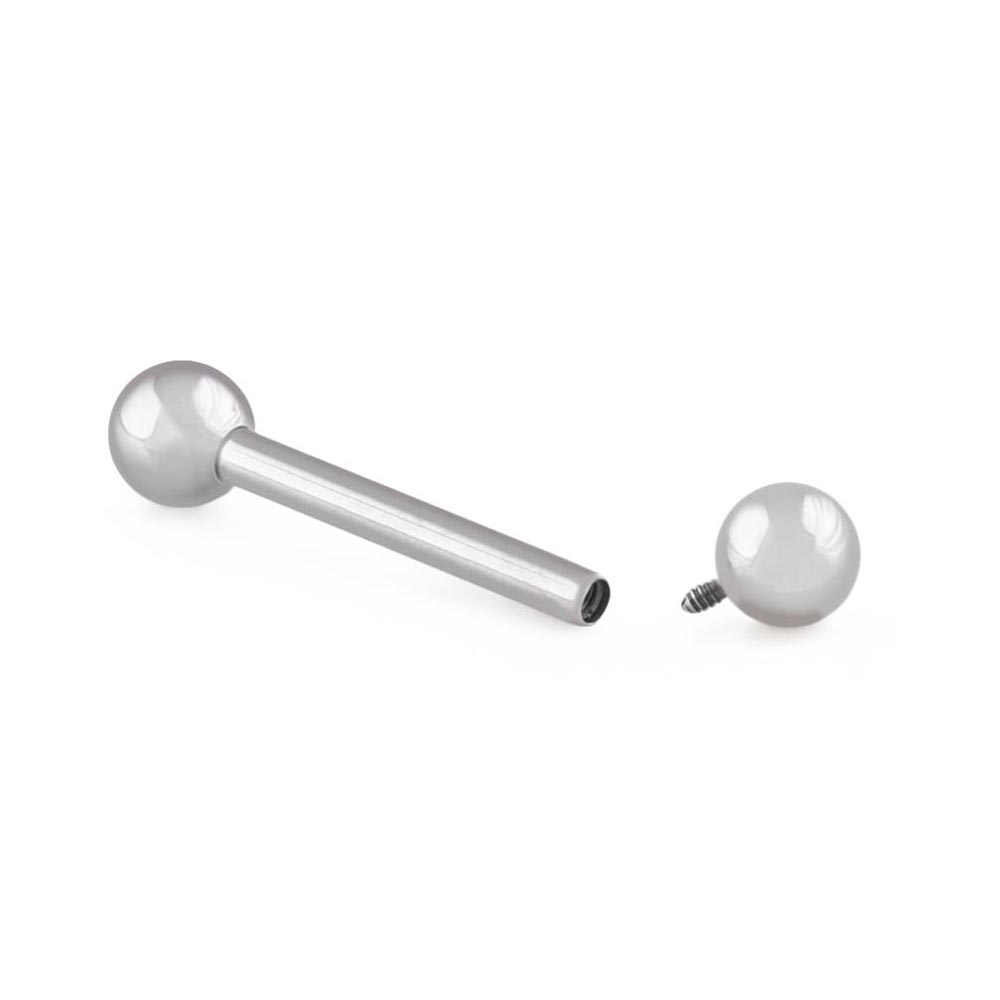 16g Internal Steel Straight Barbell — Price Per 1