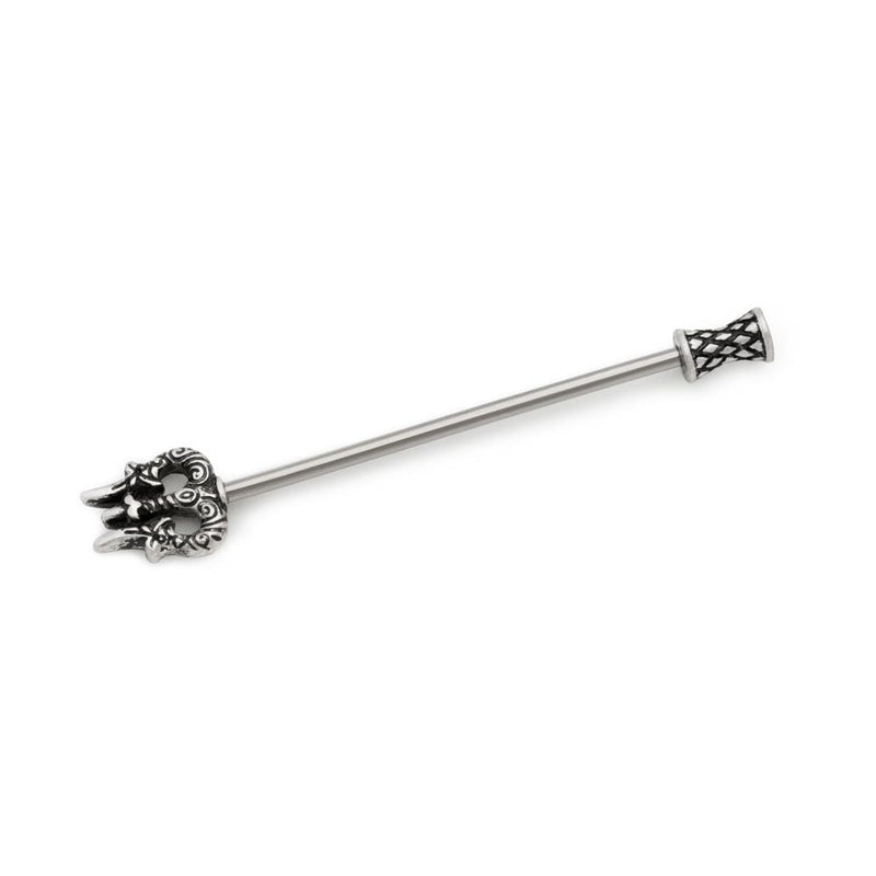 14g 1-1/2" Poseidon's Trident Industrial Barbell