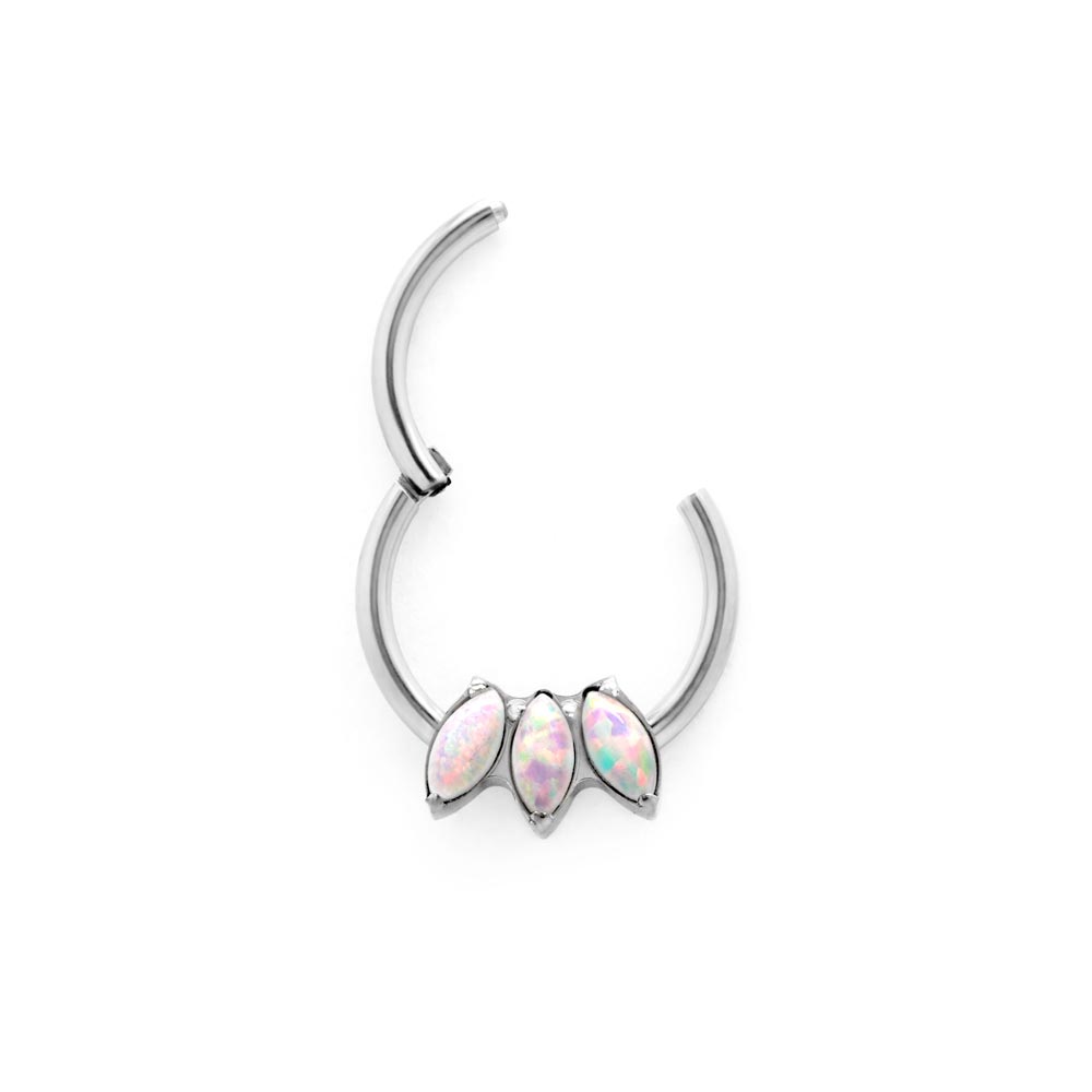 16g Marquis White Opal Fan Titanium Clicker — Price Per 1