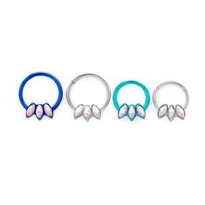 16g Marquis White Opal Fan Titanium Clicker — Price Per 1