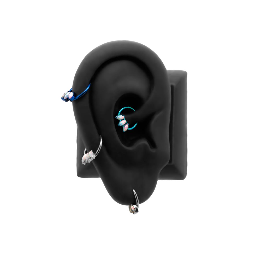 16g Marquis White Opal Fan Titanium Clicker — Price Per 1