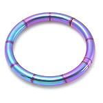 14g Candy Stripe Segment Captive Ring