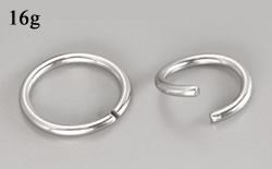 16g Seamless Annealed Stainless Steel Ring