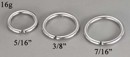 16g Seamless Annealed Stainless Steel Ring