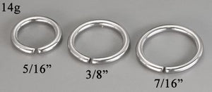 14g Seamless Annealed Stainless Steel Ring