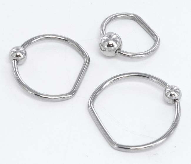 18g Steel D-Ring — Price Per 1