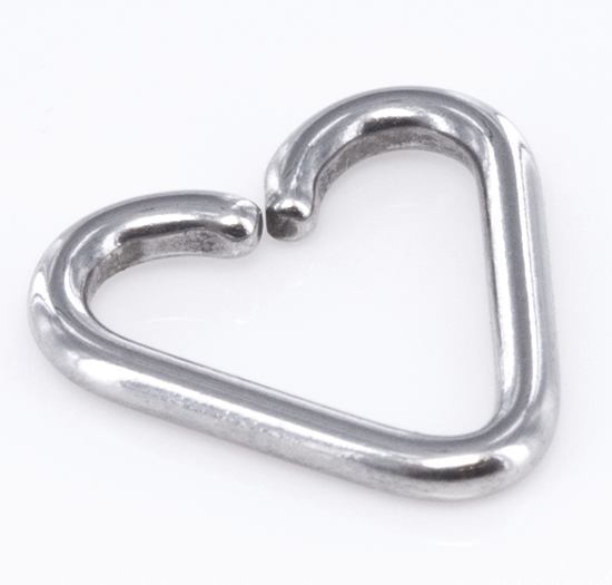 14g Annealed Stainless Steel Heart