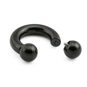 2g Internal Blackout Steel Circular Barbell — Price Per 1