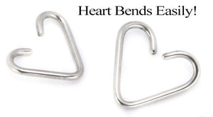 18g Annealed Steel Heart
