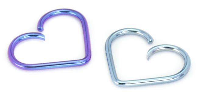 18g Niobium Unbreakable Heart- 4 Sizes