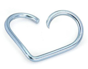 16g Niobium Unbreakable Heart- 5 Sizes