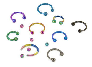 18g Titanium Circular Barbell