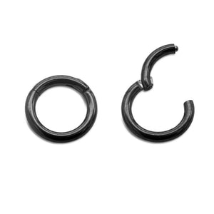 Tilum 14g PVD Black Titanium Segment Clicker - Price Per 1