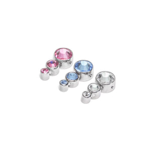 Tilum Jewel Tear Drop Cluster Captive Bead - Price Per 1