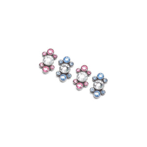 Tilum Jewel Galaxy Cluster Captive Bead with 4mm Crystal - Price Per 1