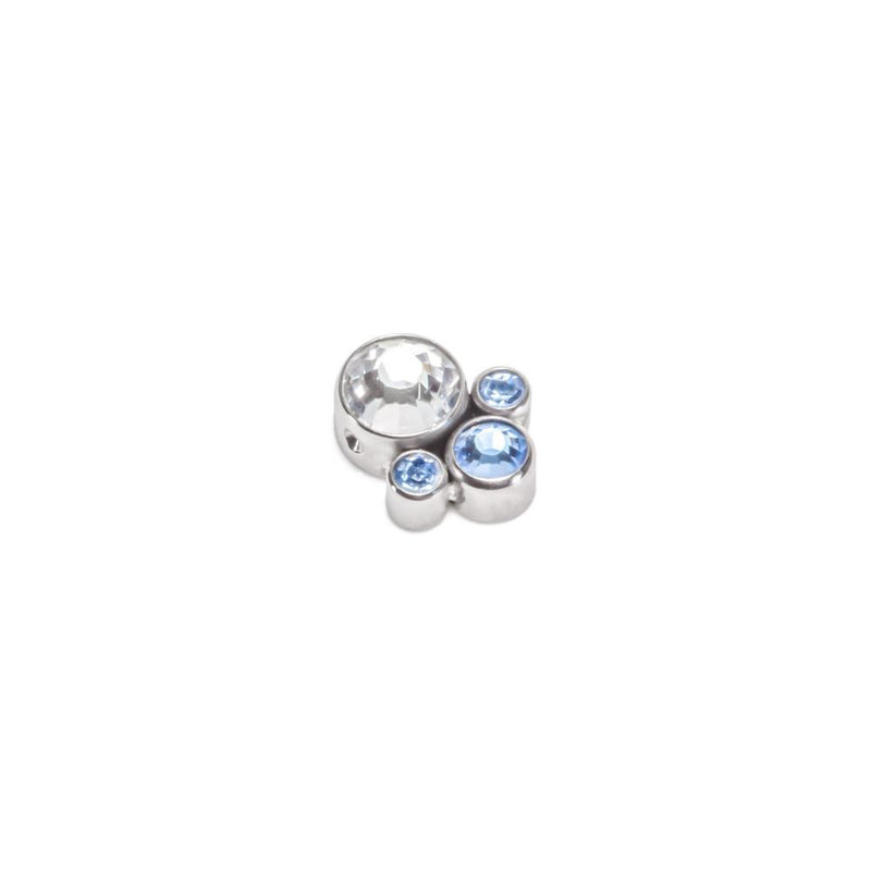 Tilum Jewel Bubble Cluster Captive Bead with 4mm Crystal - Price Per 1