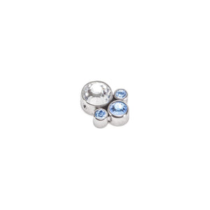 Tilum Jewel Bubble Cluster Captive Bead with 4mm Crystal - Price Per 1