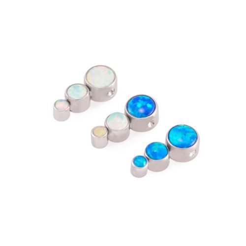 Opal Tear Drop Captive Bead