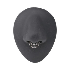 16g Steel Septum Clicker with Spreading Wings Design — Price Per 1