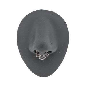 16g Antique Filigree Steel Septum Clicker
