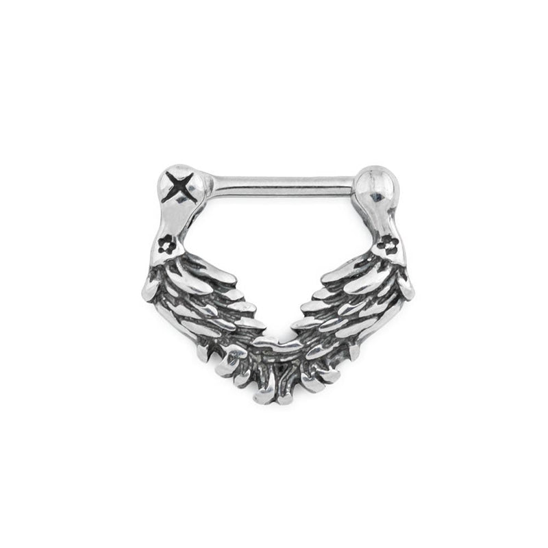 16g Seraphim Steel Septum Clicker