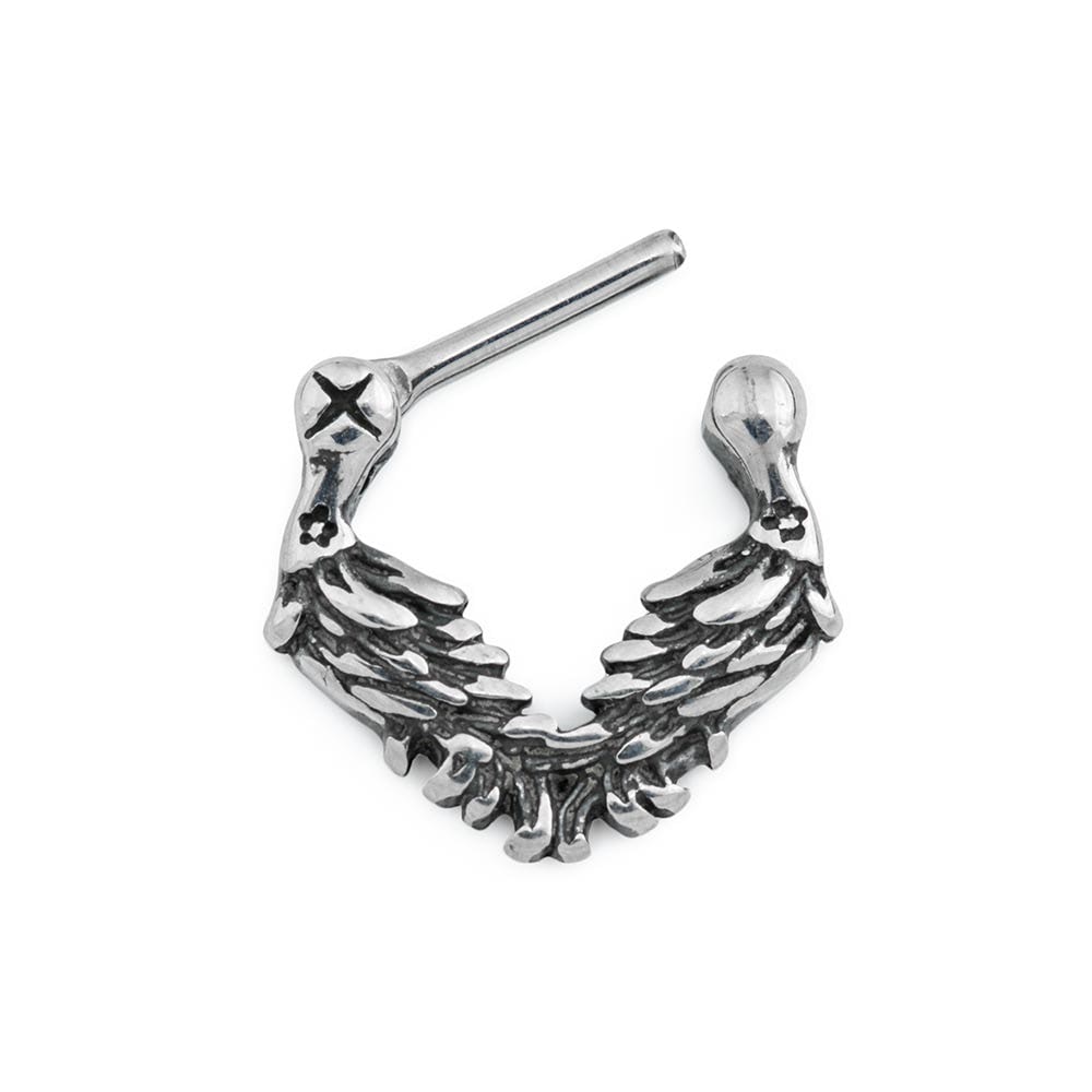 16g Seraphim Steel Septum Clicker