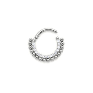 Beaded Gem Titanium Clicker