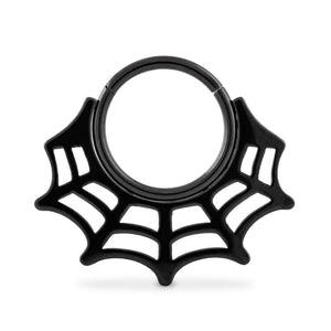 16g PVD Black Spiderweb Titanium Clicker — Price Per 1