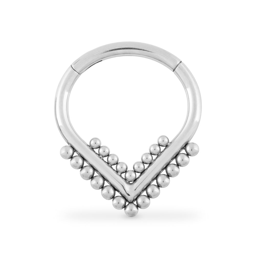 Computer Triangle Clicker Micron Beaded Triangle Titanium Clicker – BAA Distribution