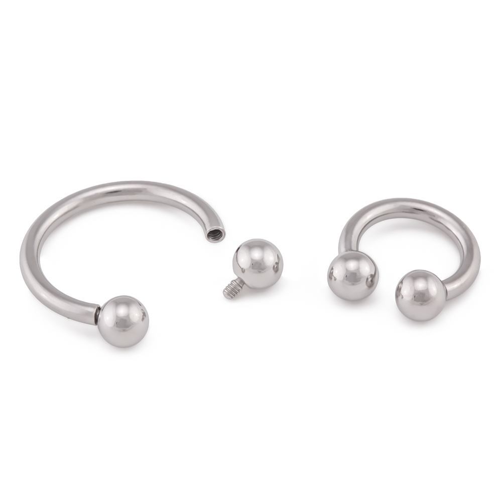 14g Internal Steel Circular Barbell — Price Per 1