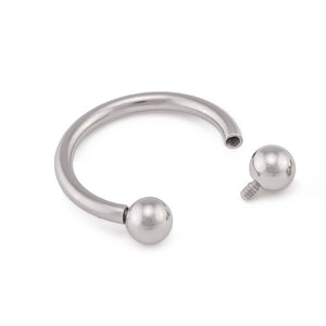 14g Internal Steel Circular Barbell — Price Per 1