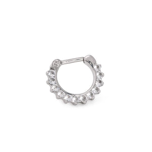 16g Steel Septum Clicker with Jewels - Price Per 1