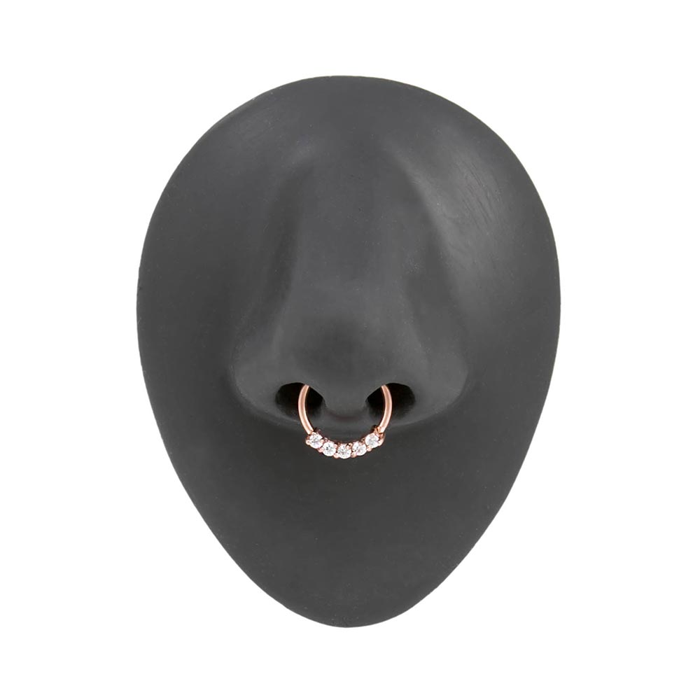 16g Jewel Channel Bendable Ring — Price Per 1