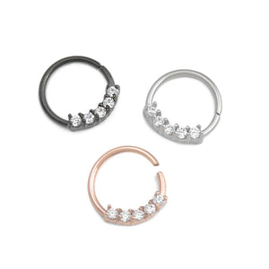 16g Jewel Channel Bendable Ring — Price Per 1