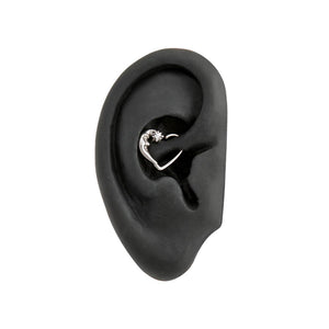 16g Crystal Star Moon Bendable Heart Ear Jewelry — Price Per 2